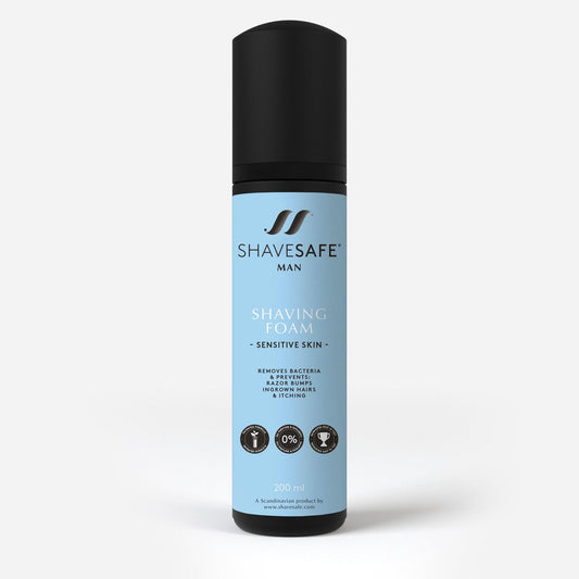 SHAVING FOAM - SENSITIVE SKIN 200ml MAN - ShaveSafe