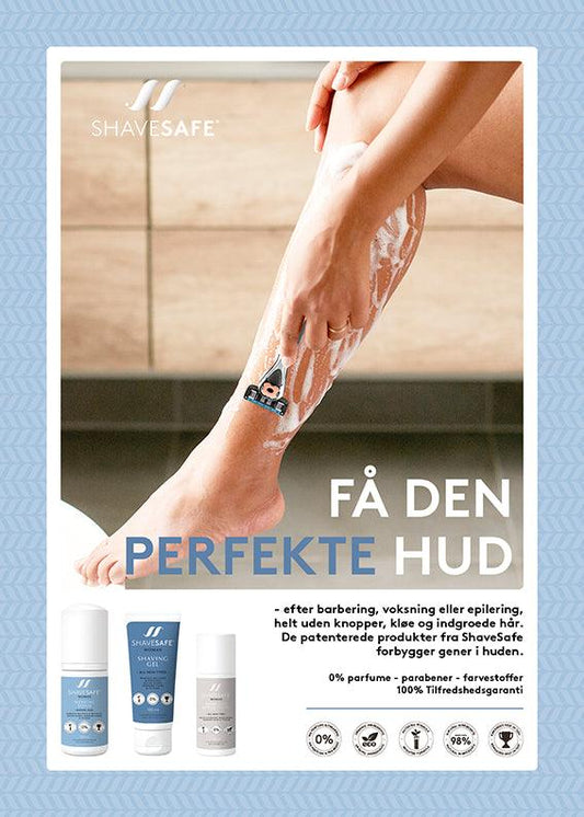 Plakat Kvinde 50x70cm - ShaveSafe